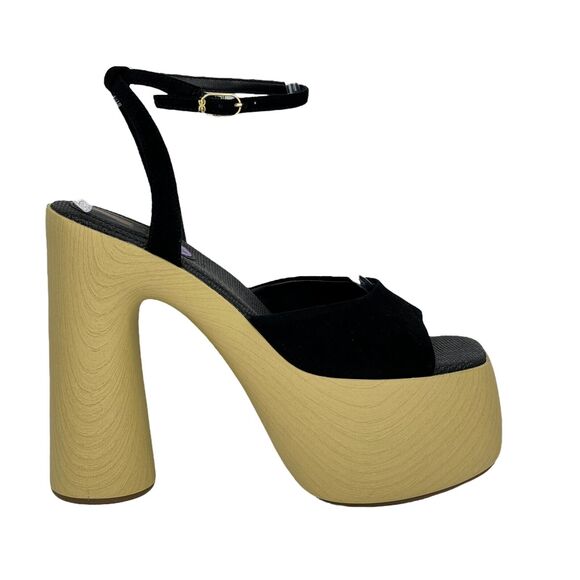 Sam Edelman Women\'s Grayson Platform Sandal SZ 10.5 Black Ultra Heel Chunky NEW main image 6